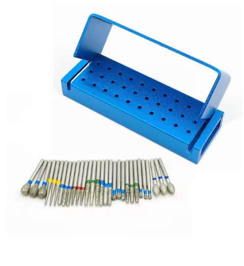 Title 4, 30 Hole Needle Grinding Head Placement Box