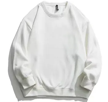 Japanese Cute Printed Patchwork Round Neck Sweatshirt White Hoodie Thin - Shop at LoveMi