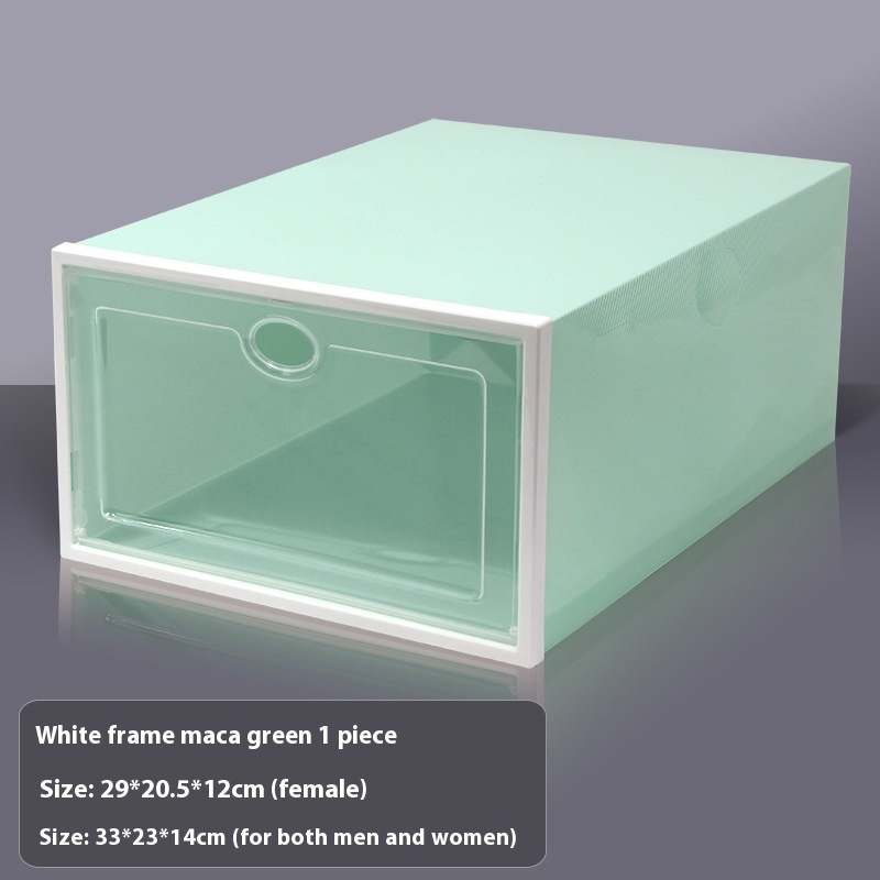 Title 1, Thickened Shoebox Transparent Shoebox Plastic C...