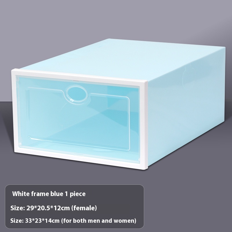 Title 5, Thickened Shoebox Transparent Shoebox Plastic C...