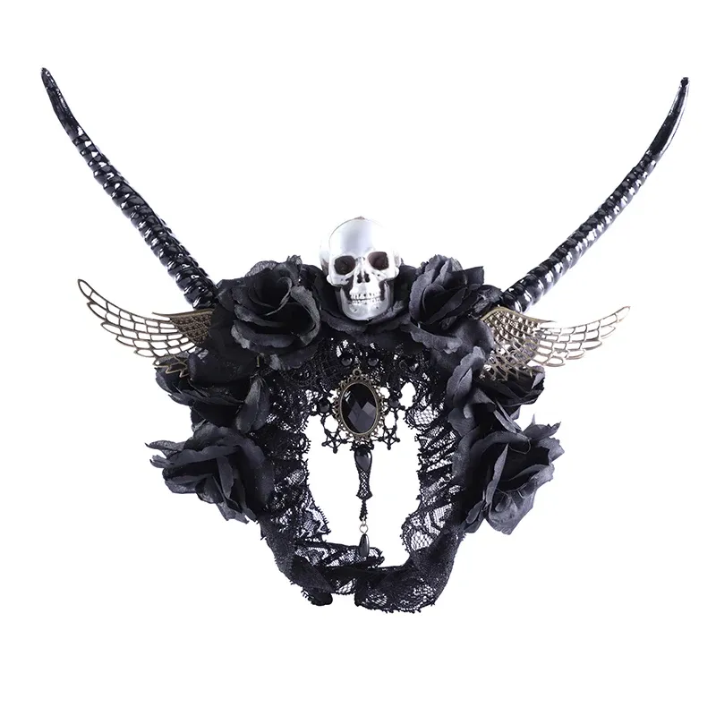 Christmas Halloween Headdress Party Headband Props - Black