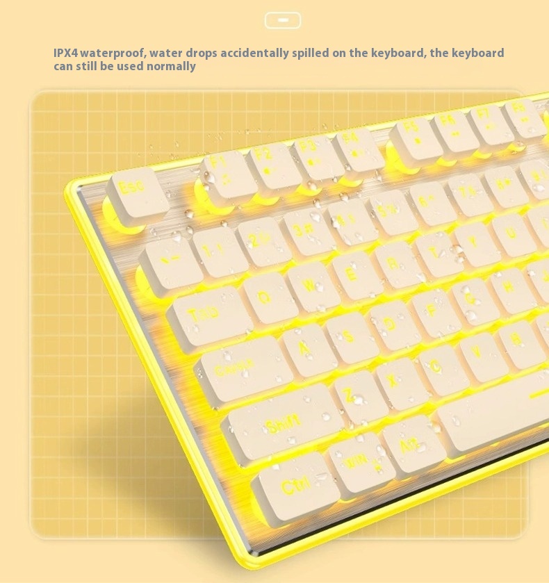 Title 5, Wireless Bluetooth Keyboard Mute E-sports Machi...