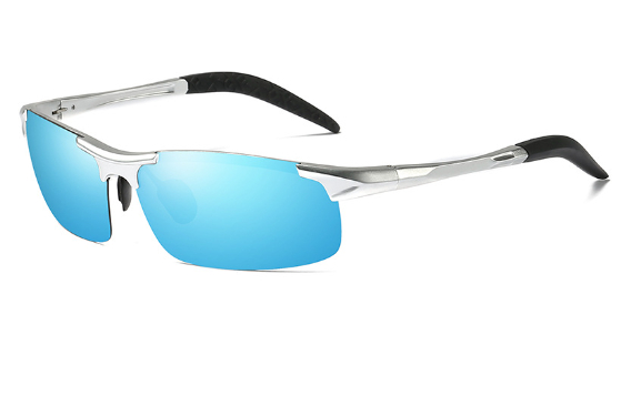 Silver Frame Ice Blue