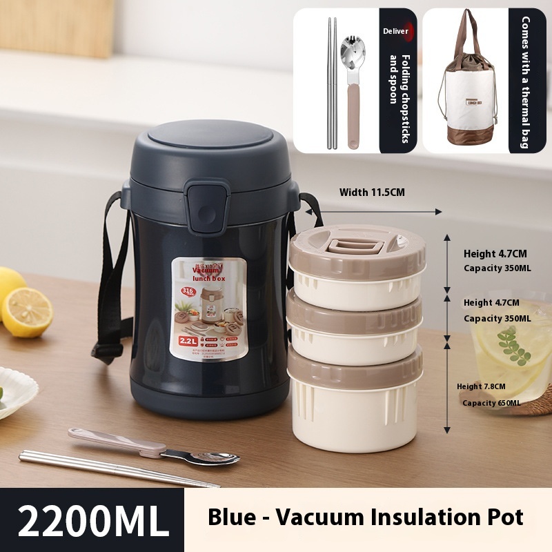 Blue 2.2L three layer