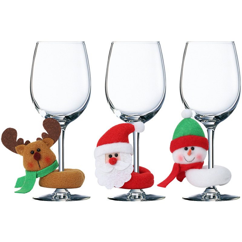 Title 2, Christmas Wine Glass Holding Flannel