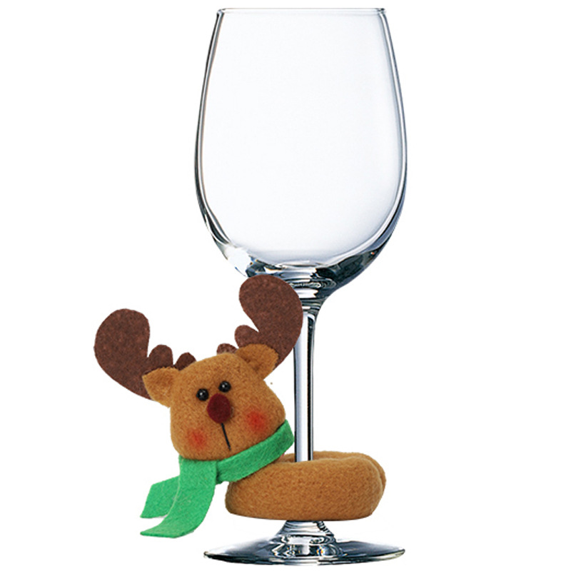 Title 5, Christmas Wine Glass Holding Flannel