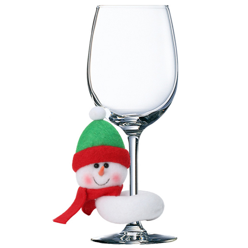 Title 3, Christmas Wine Glass Holding Flannel