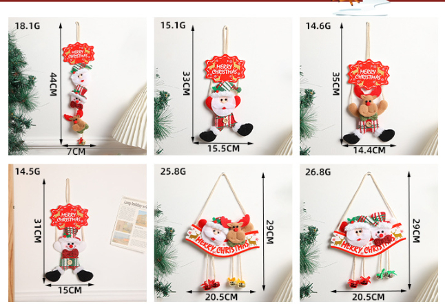 Title 1, Creative Christmas Door Hanging Accessories Sho...