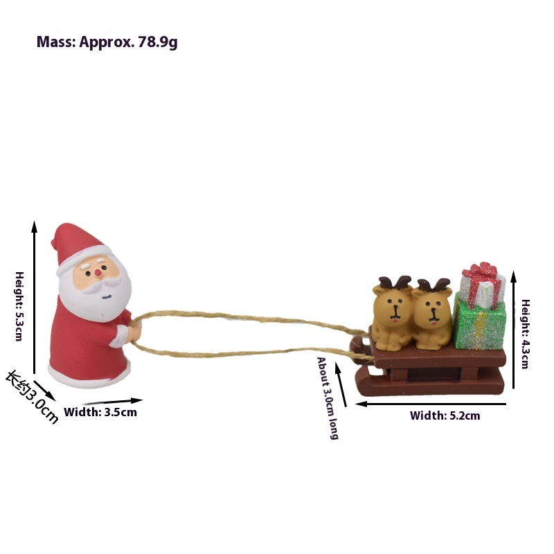 Santa Claus Reindeer Sledge