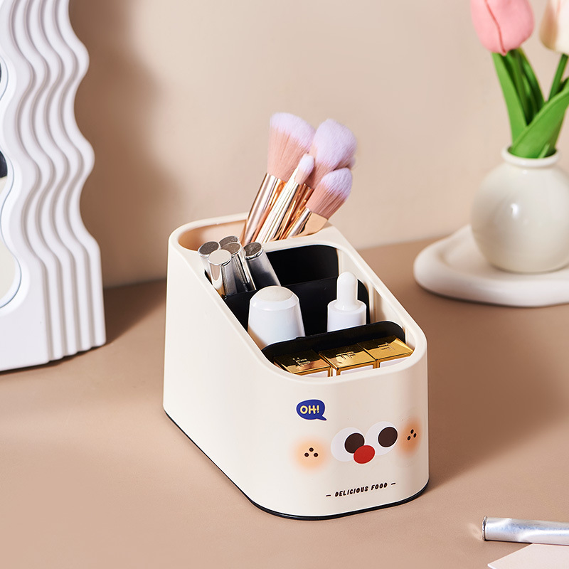 Title 5, Desktop Storage Box Creative Cartoon Stationery...