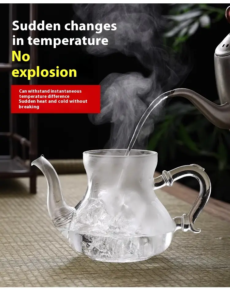 Tea Brewing Borosilicate Glass Scented Teapot