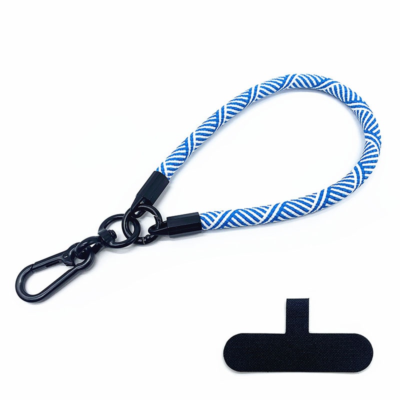 Blue white wristband rope