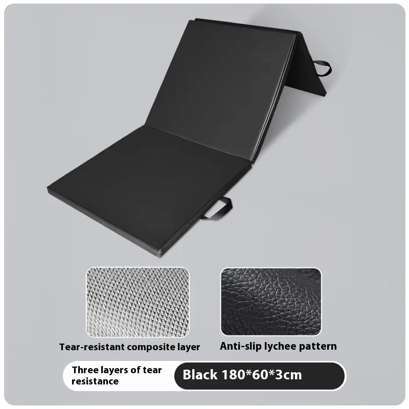 Three Fold Gymnastic Mat Men And Women Training Sit-up Mat Home Non-slip Thick Yoga Exercise Mat