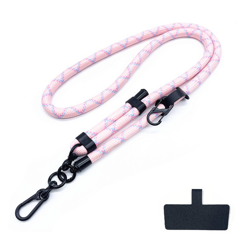 Blue Rose Pink Hanging Rope