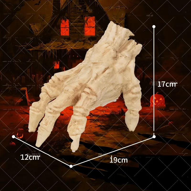 Halloween Electric Luminous Crawling Hand Animated Decoration Induction Luminous Decoration Zombie Hand With Spooky Sound – image 10