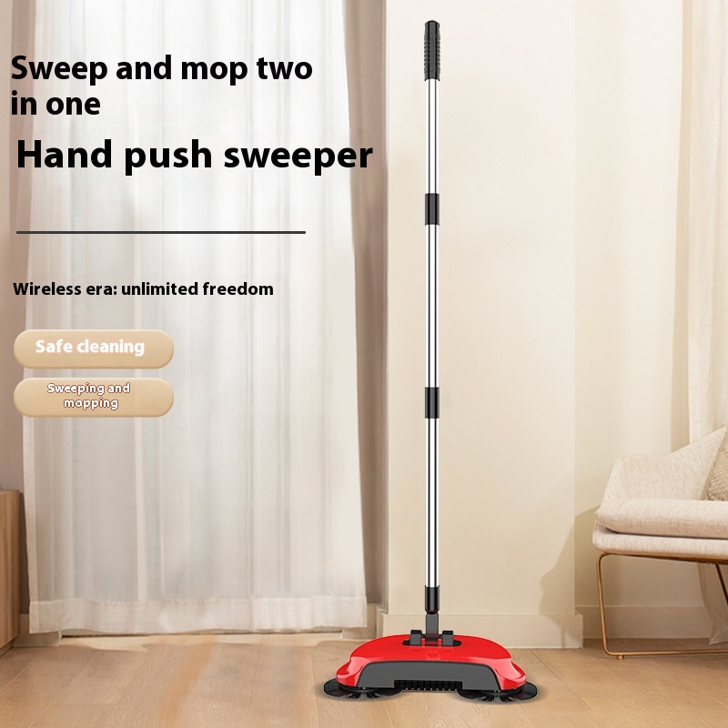 Title 1, Sweeper Hand Push Vacuum Cleaner Household Soft...