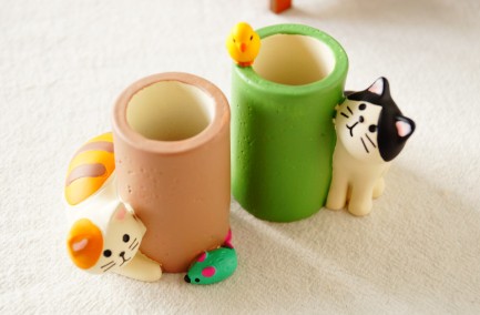 Title 5, Cat Bird Stationery Storage Pen Holder