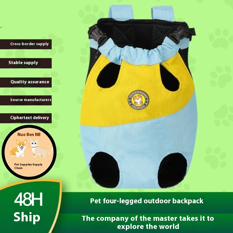 Title 1, Shock Absorbing Four-legged Pet Backpack. Safe ...