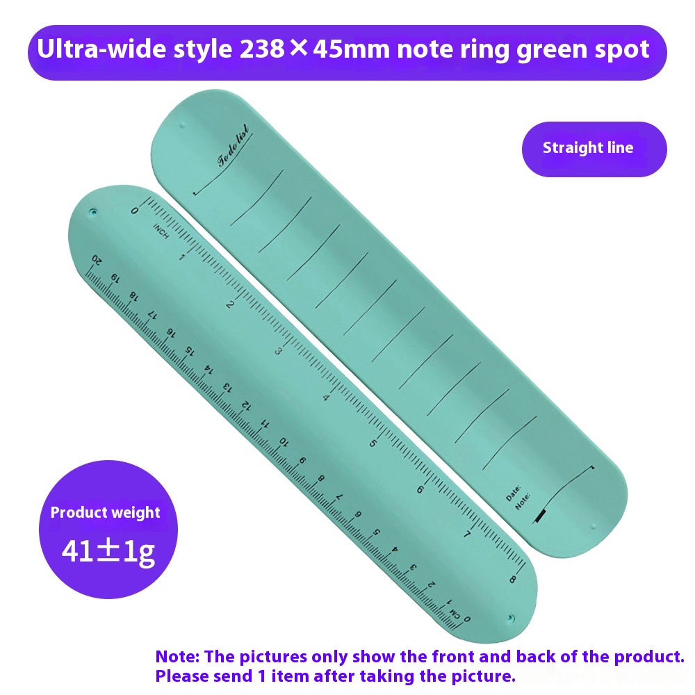 238x 45mm Straight Line Green