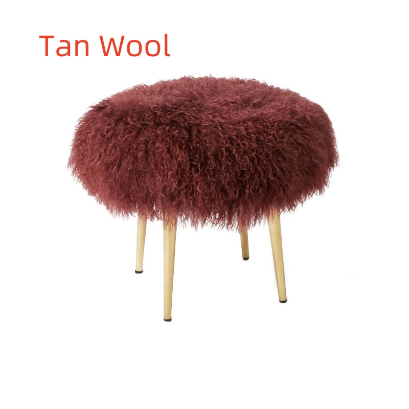 Tan Wool Red