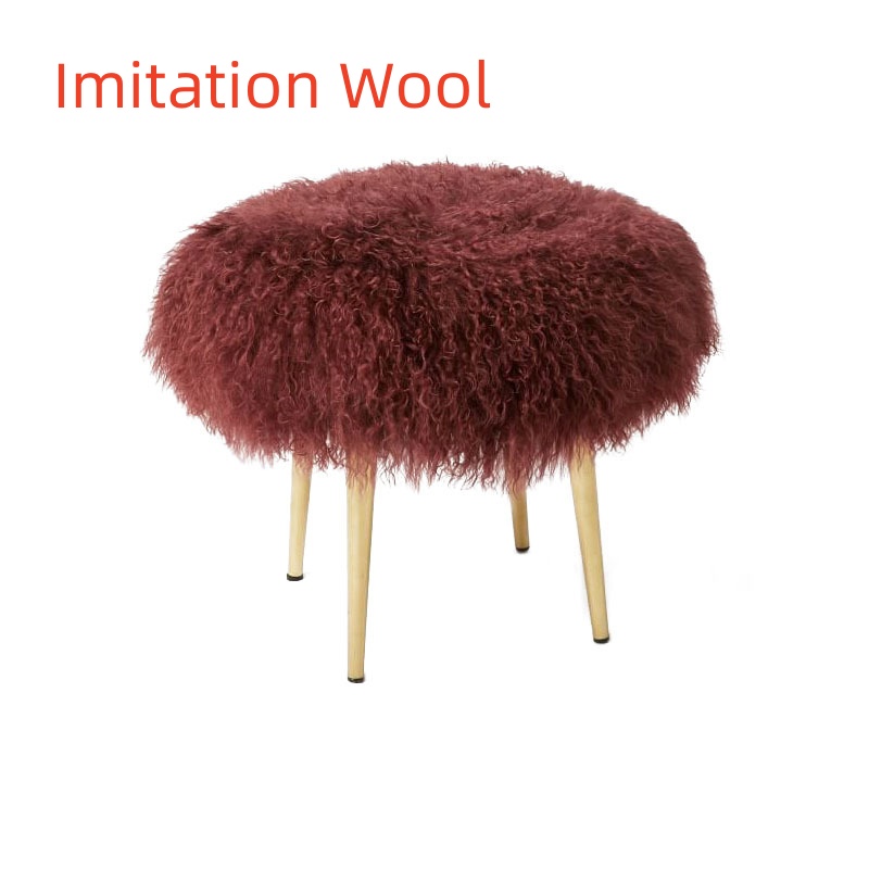 Imitation Wool Red