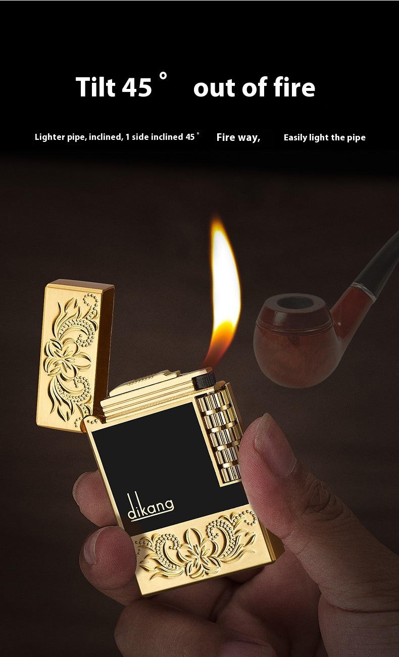 Title 2, Metal Open Flame Personalized Portable Lighter