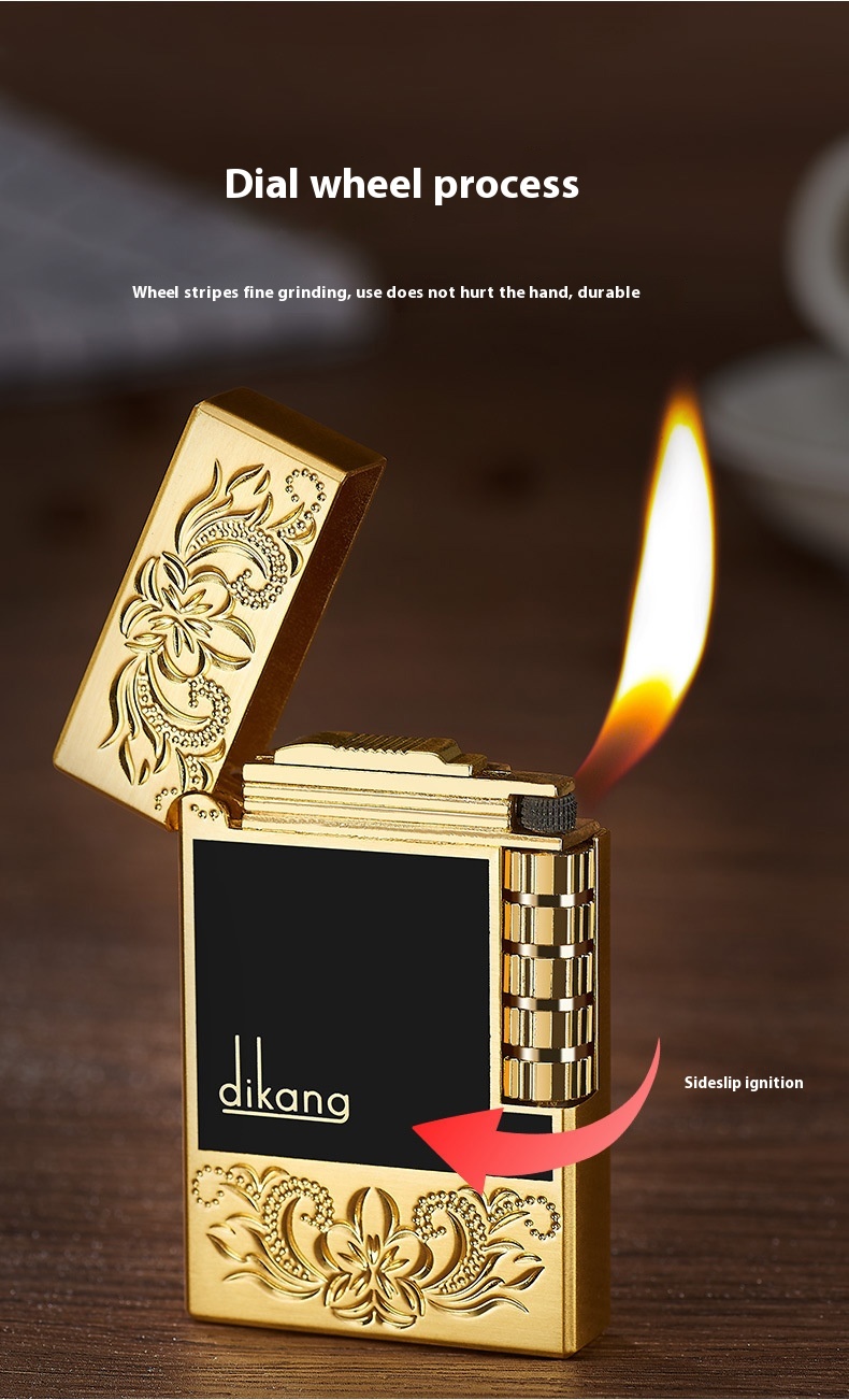 Title 7, Metal Open Flame Personalized Portable Lighter