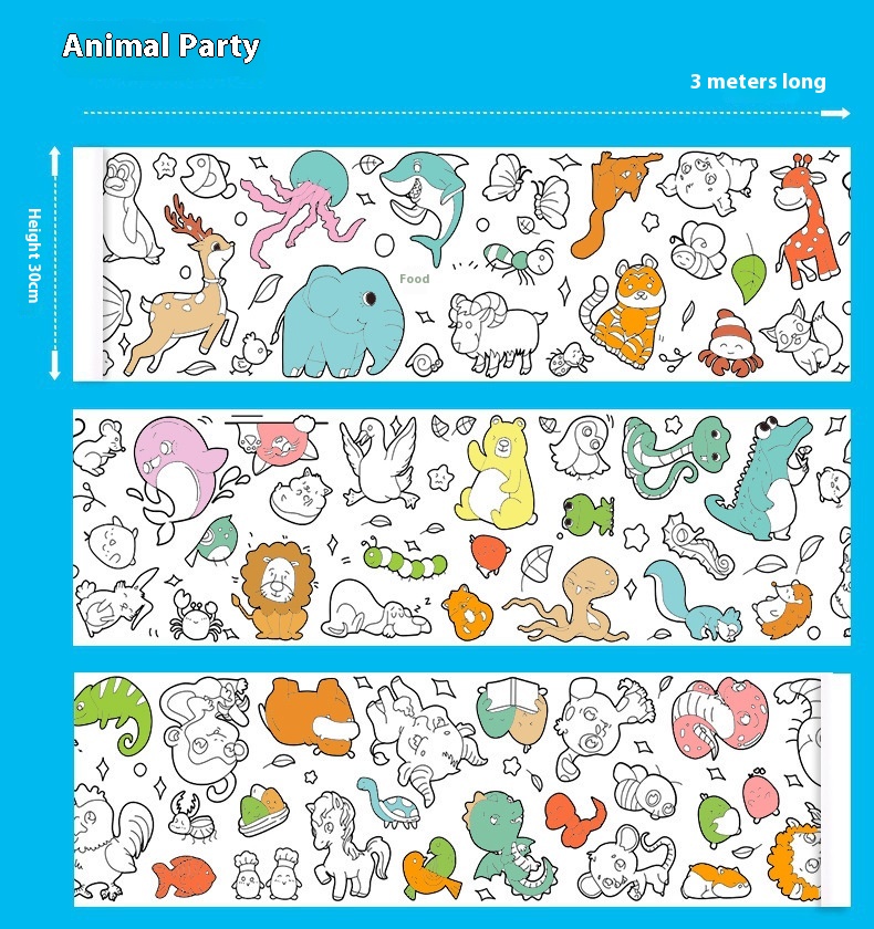 Animal Party 3 M X30cm