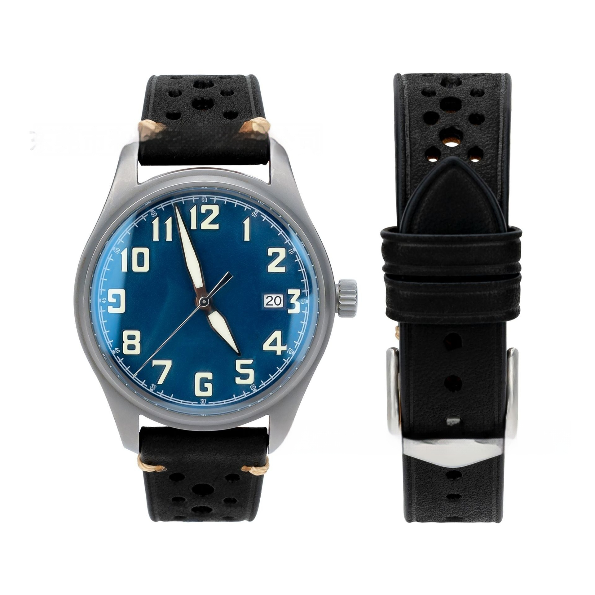 Ink Black Steel Buckle