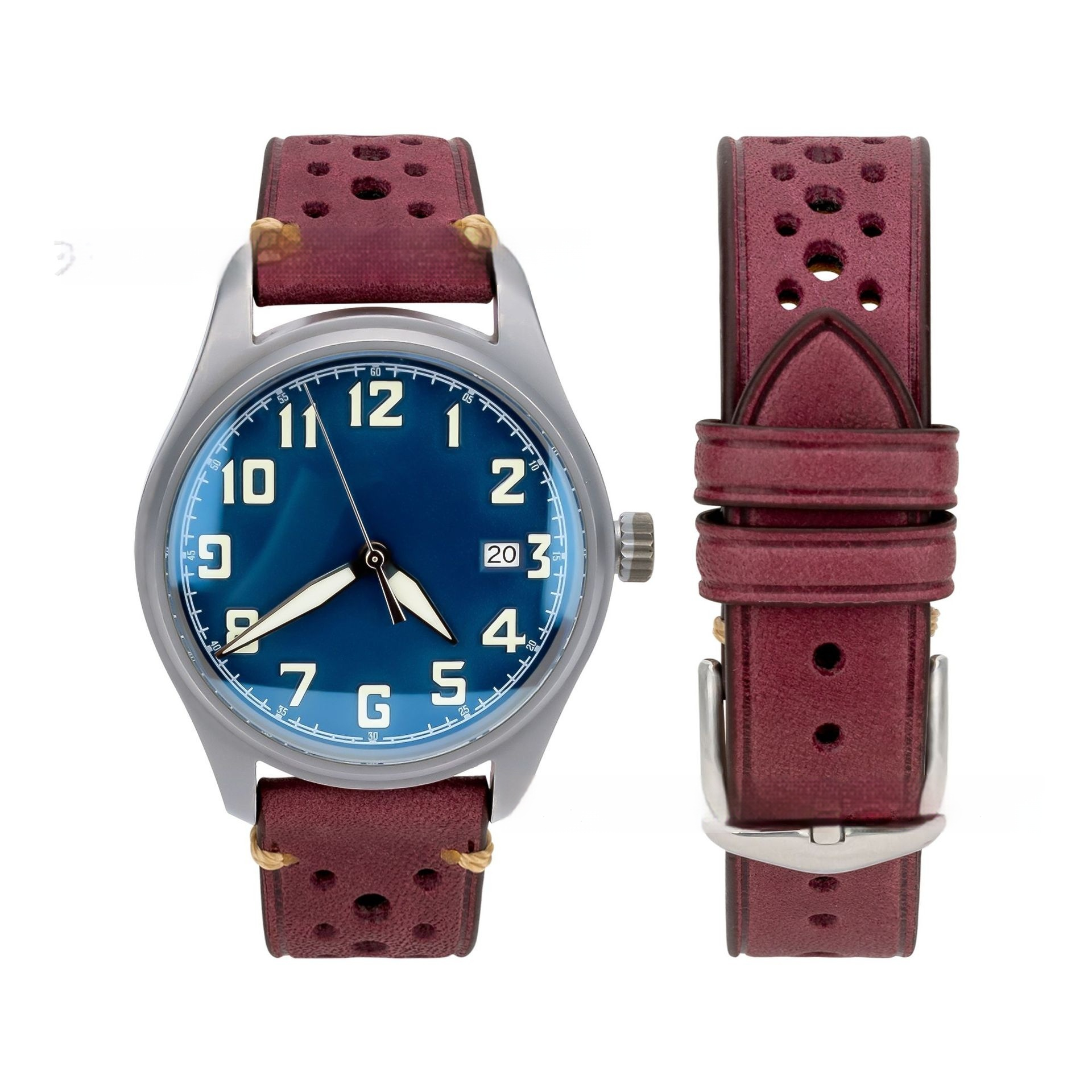 Ink Purple Steel Buckle