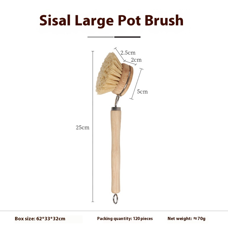 Large Sisal Wok Brush