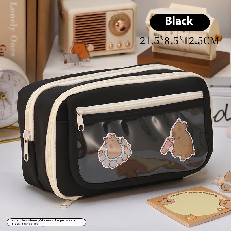 Nine Layers Pencil Case Black