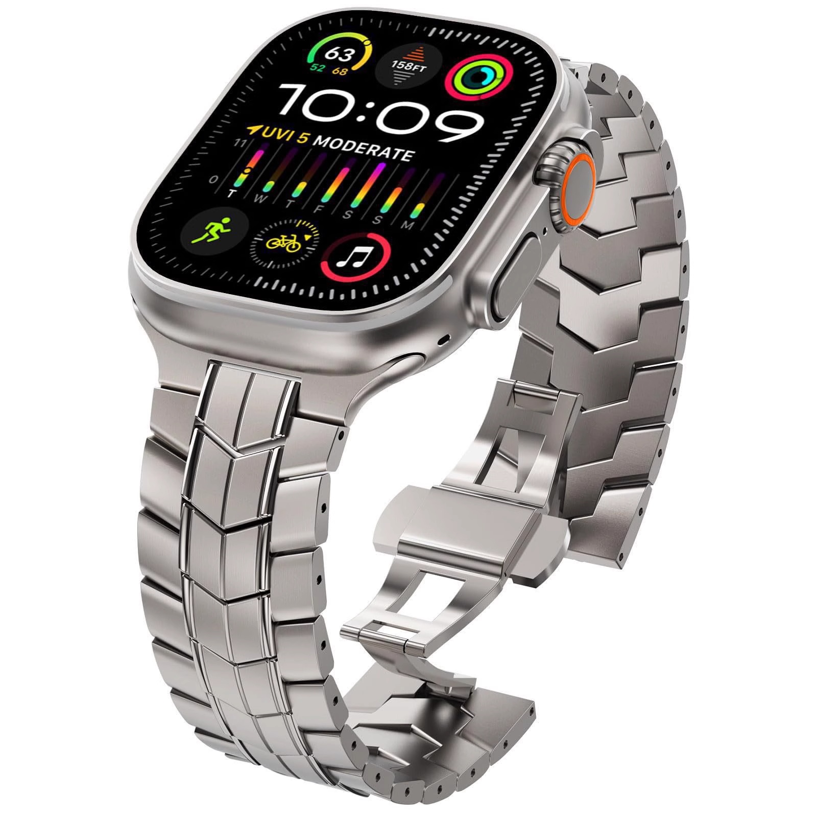 Title 3, Titanium Suitable For IWatch Watch Strap