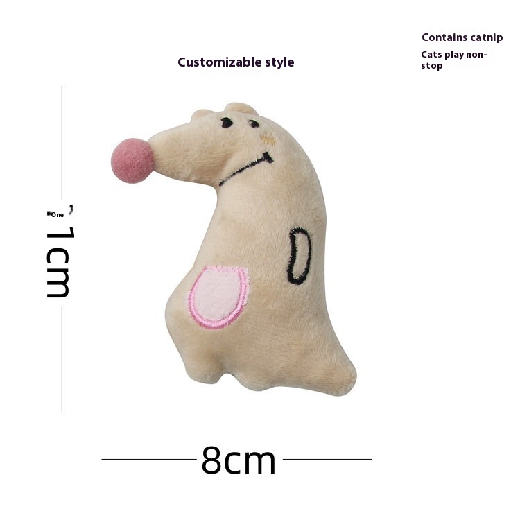 Beige Kangaroo Catnip Doll