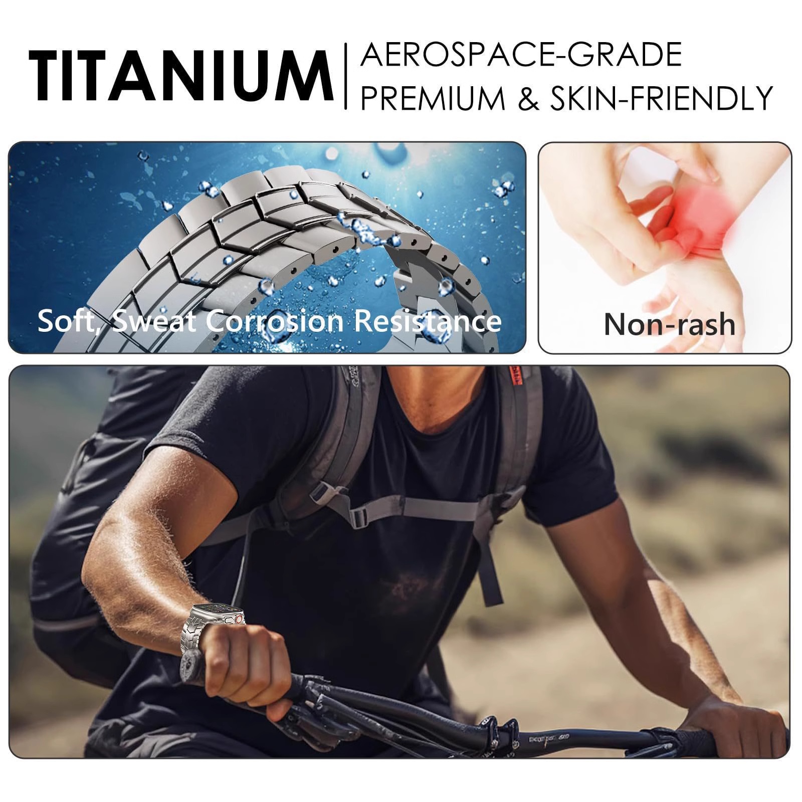 Title 5, Titanium Suitable For IWatch Watch Strap