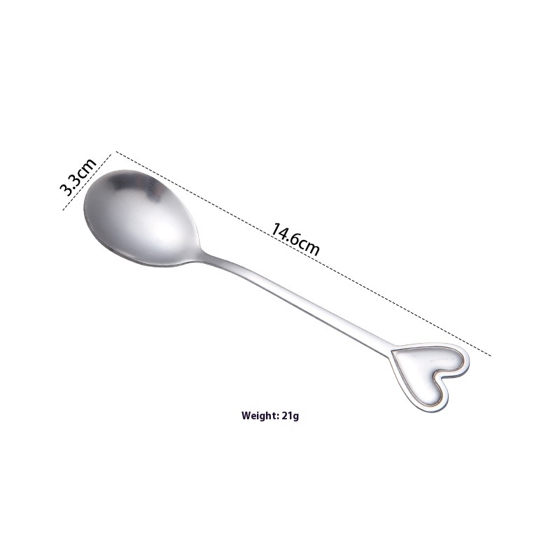 Top Hearnshaped Spoon