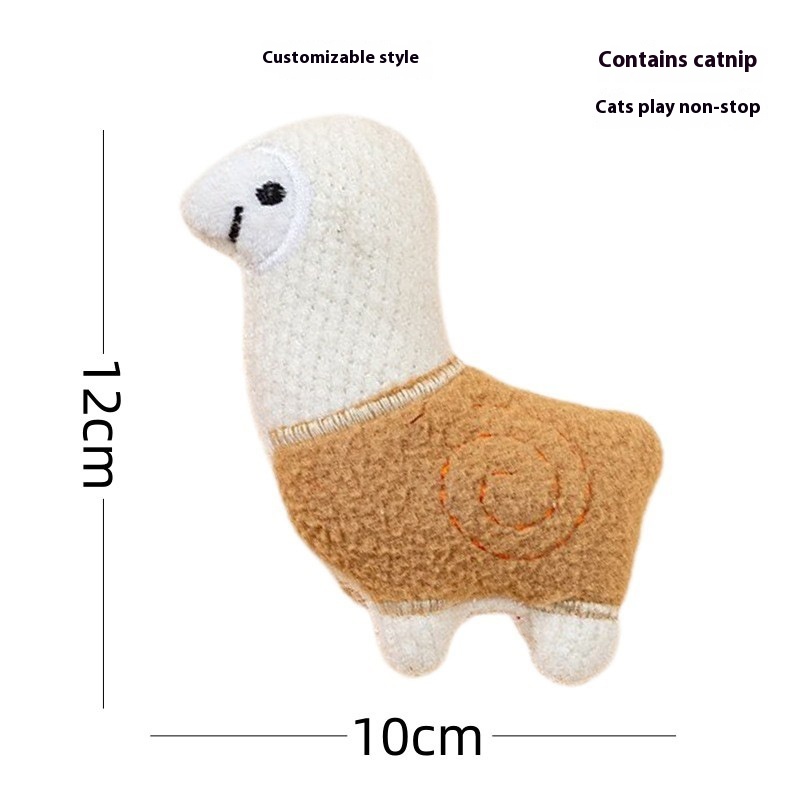 Alpaca Rice Catnip Doll