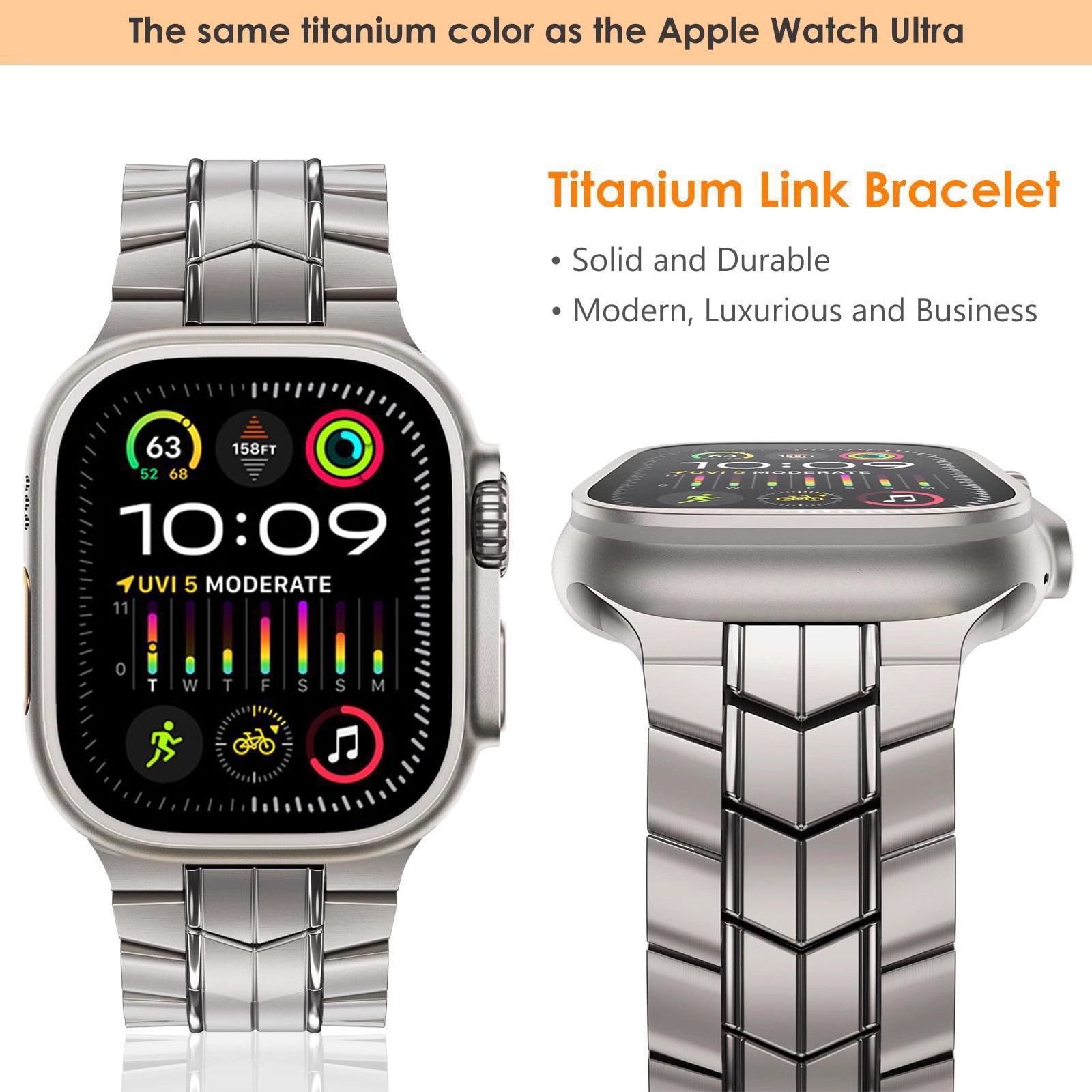 Title 1, Titanium Suitable For IWatch Watch Strap