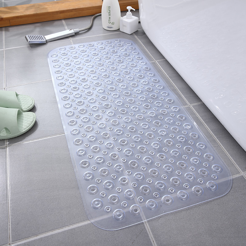 Title 2, Large Bathroom Non-slip Mat Elastic PVC