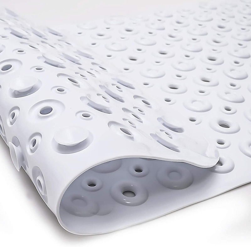 Title 11, Large Bathroom Non-slip Mat Elastic PVC