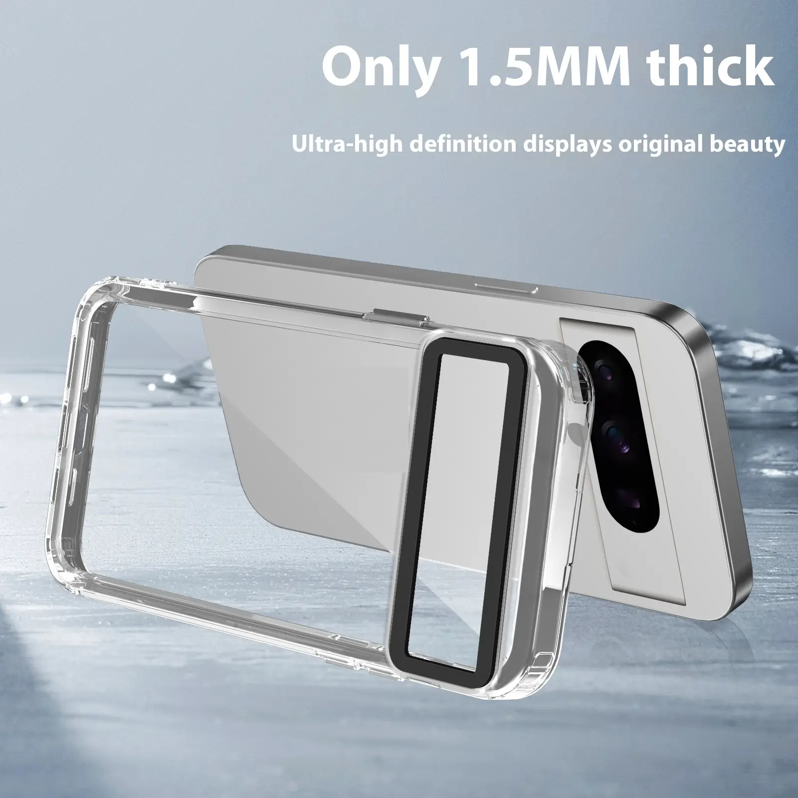 Ultra-thin High-permeability Anti-oxidation Non-yellow Four-corner Drop-resistant Protective Cover Phone Case