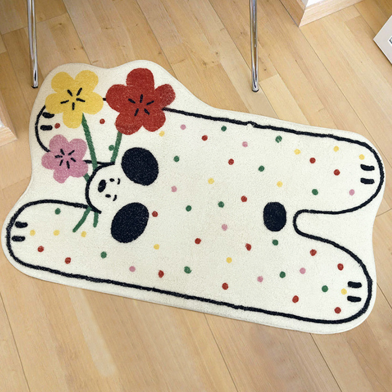 Title 7, Alfombra infantil de dormitorio con diseño de d...