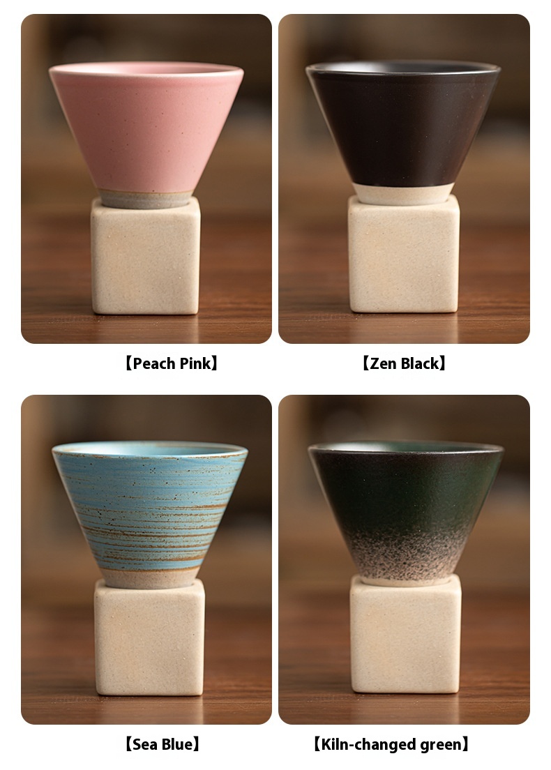 Title 11, Creative Cone Coffee Cup Kiln Baked Retro Ceram...