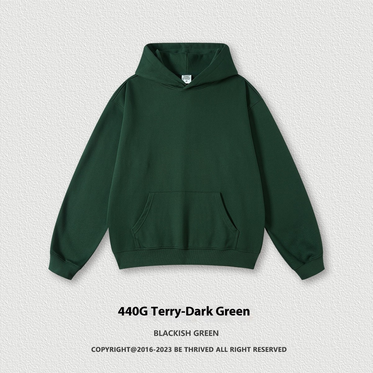 Hooded Sweater Dark Green