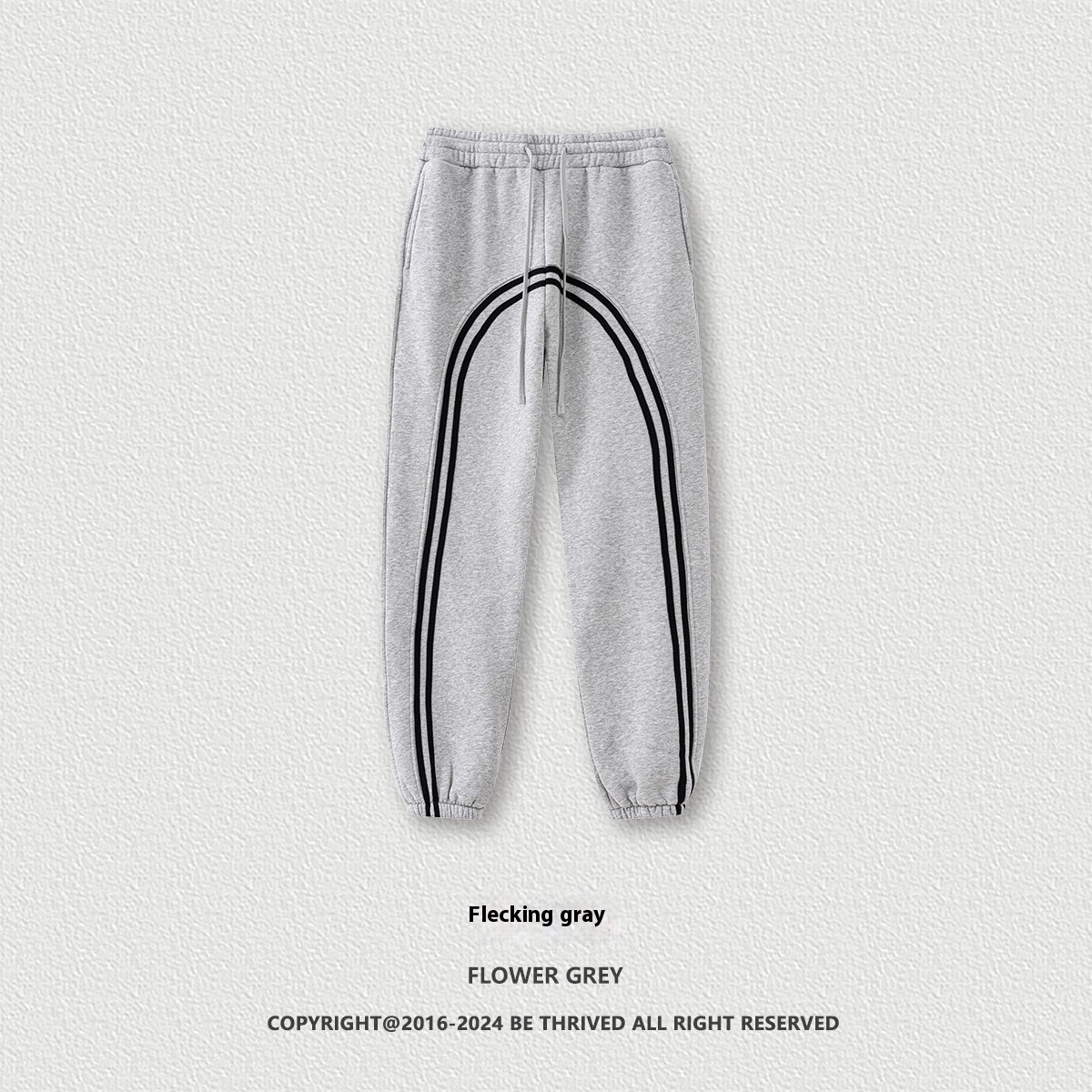 Pants Melange Gray