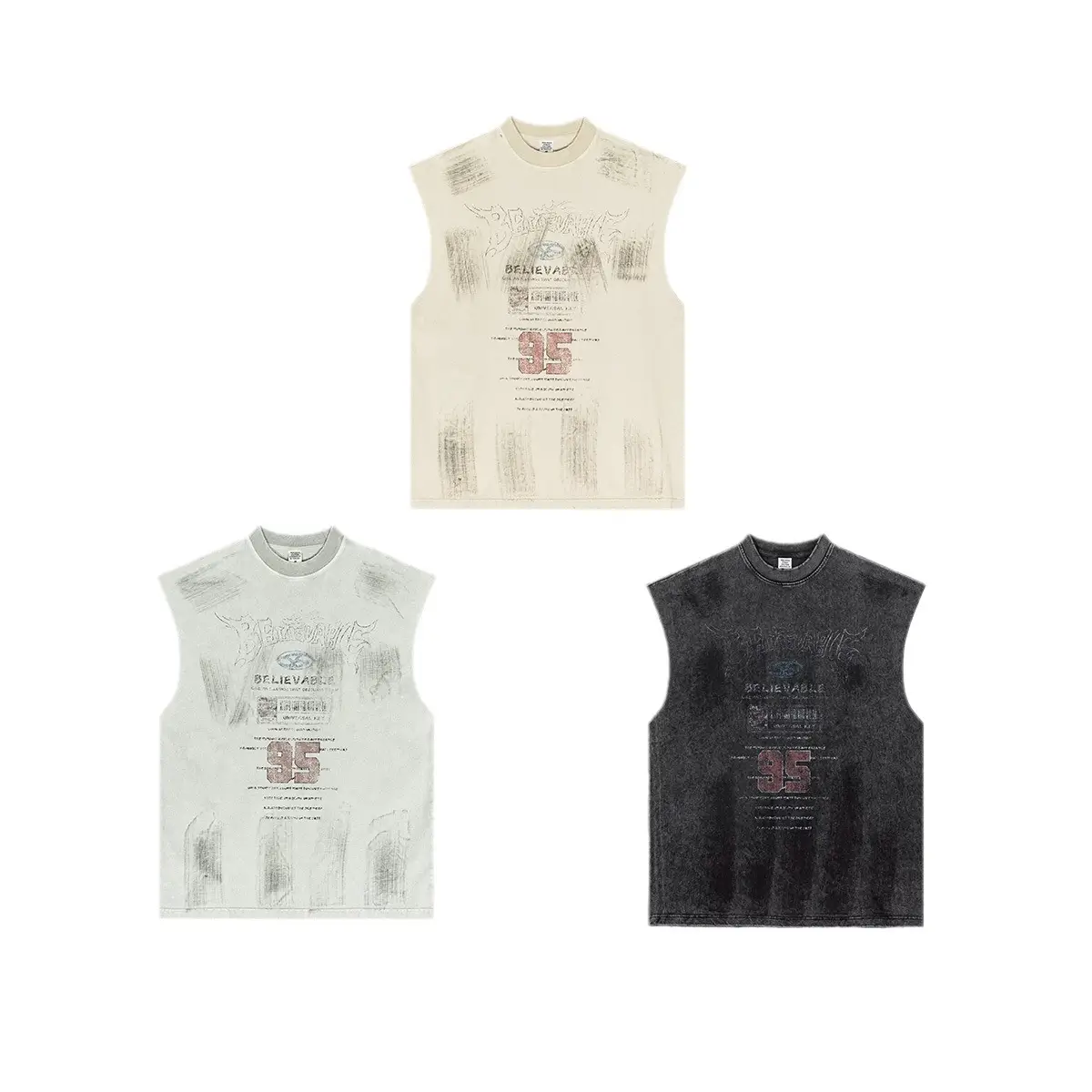 Men's Sleeveless T-shirt Men's Vest