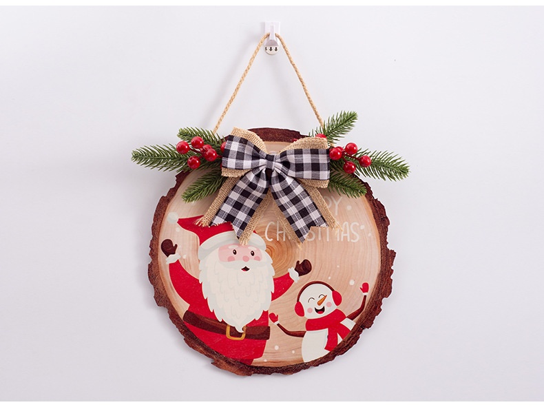 Title 11, Wooden Door Plate Welcome Hanging Round Ornaments