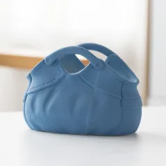 Dehua Frosted Wide Mouth Handbag Ceramic Vase Ornament Simple European Retro - View 1