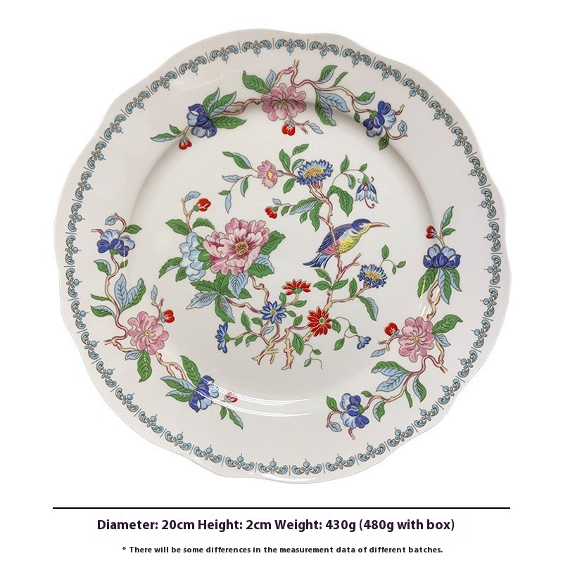 Full Pattern Ruffled Plate