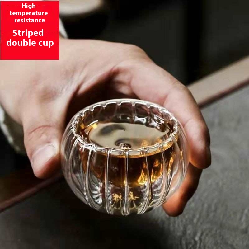 Striped double layer cup 50ML